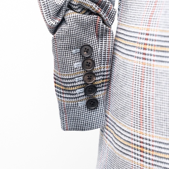 Veronica Beard Charcoal Checkered Blazer - Picture 6 of 16